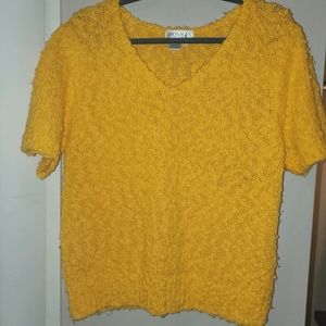 Messages Women's Short Sleeve Chunky Sweater 109